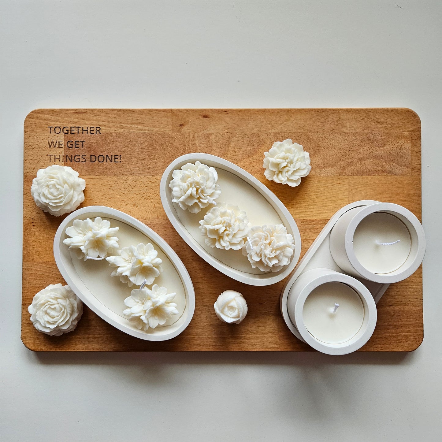 Boat - shaped candle