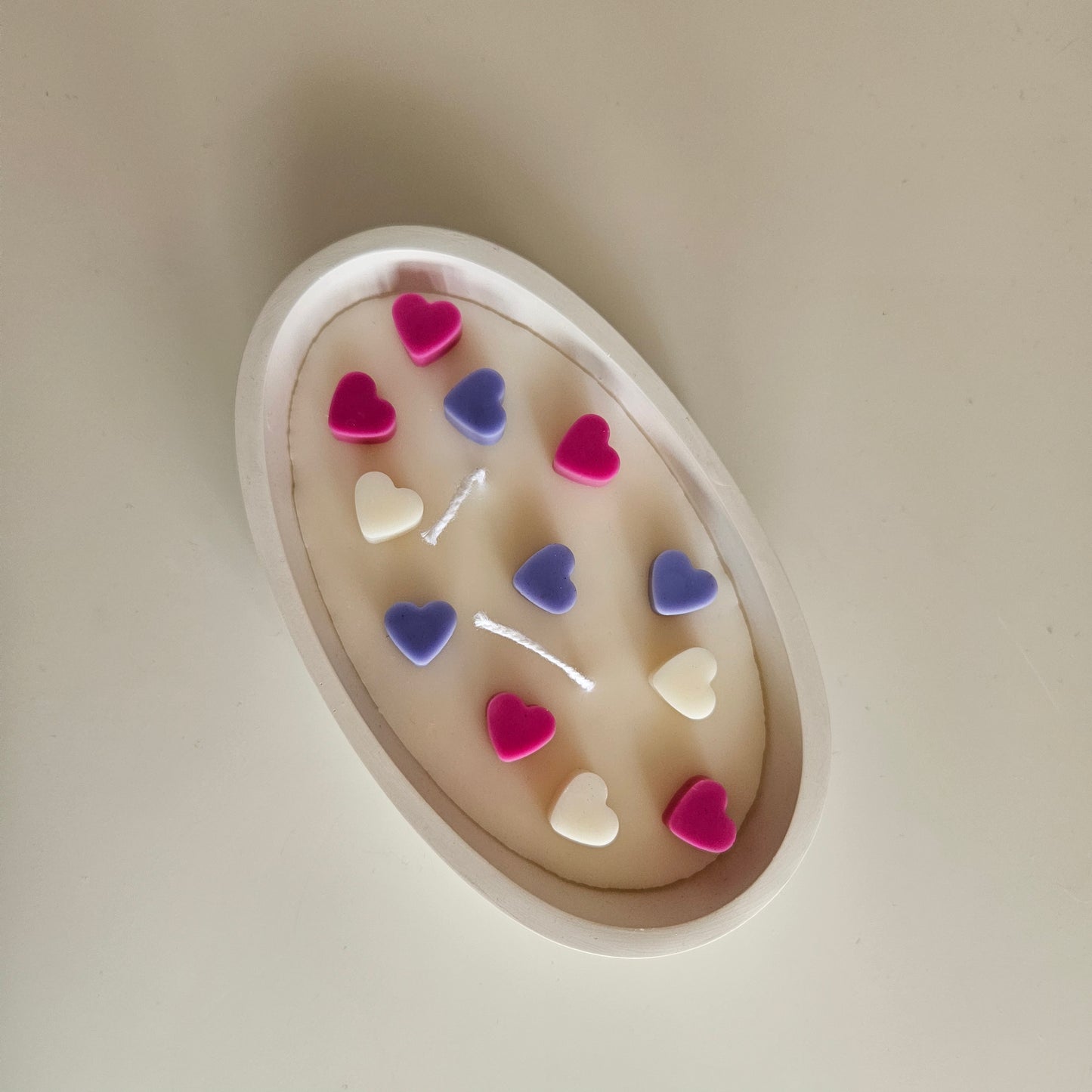 Boat - shaped HEART candle