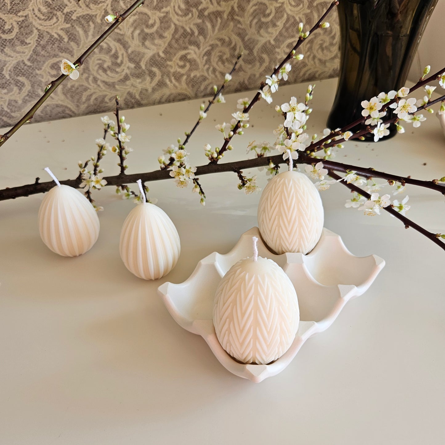 ZigZag egg candle