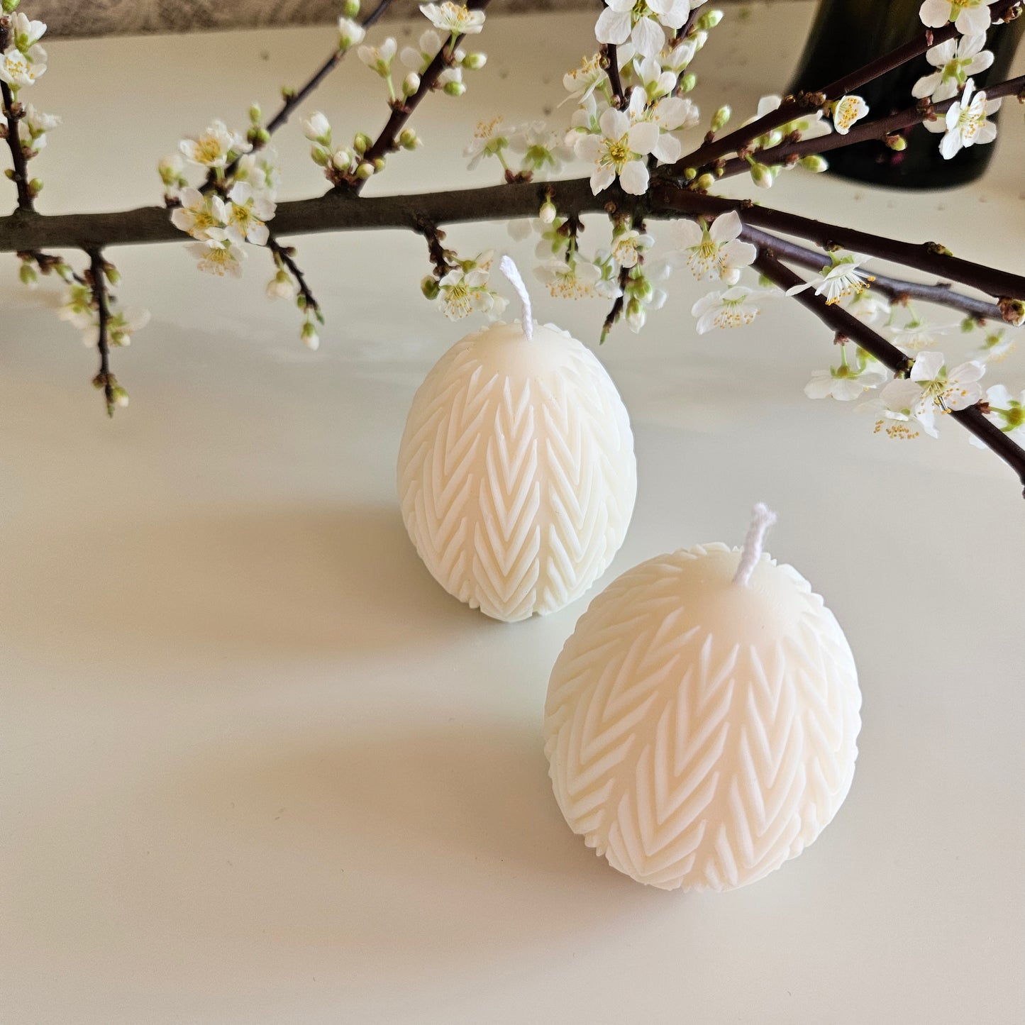 ZigZag egg candle