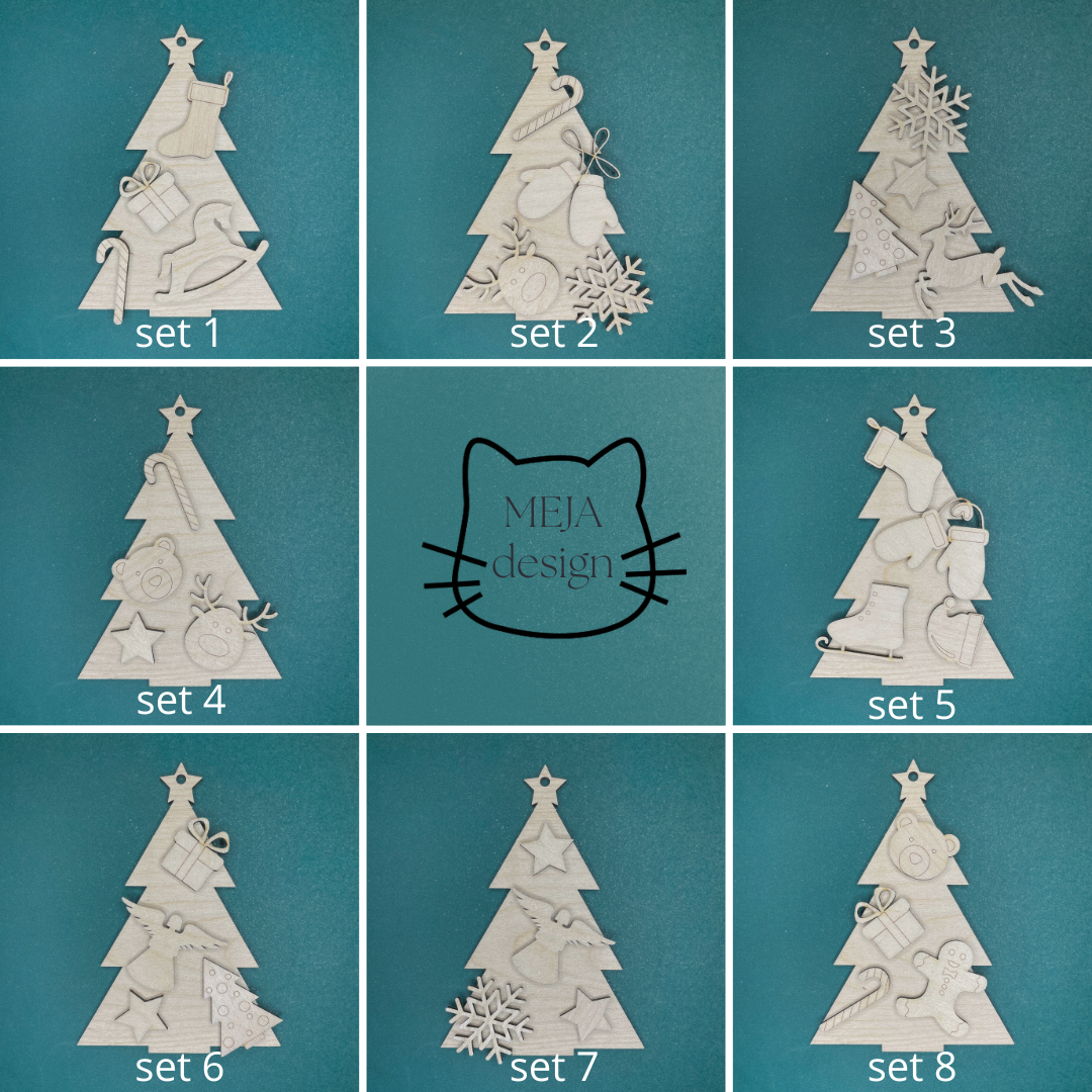 Christmas tree decorations - pine