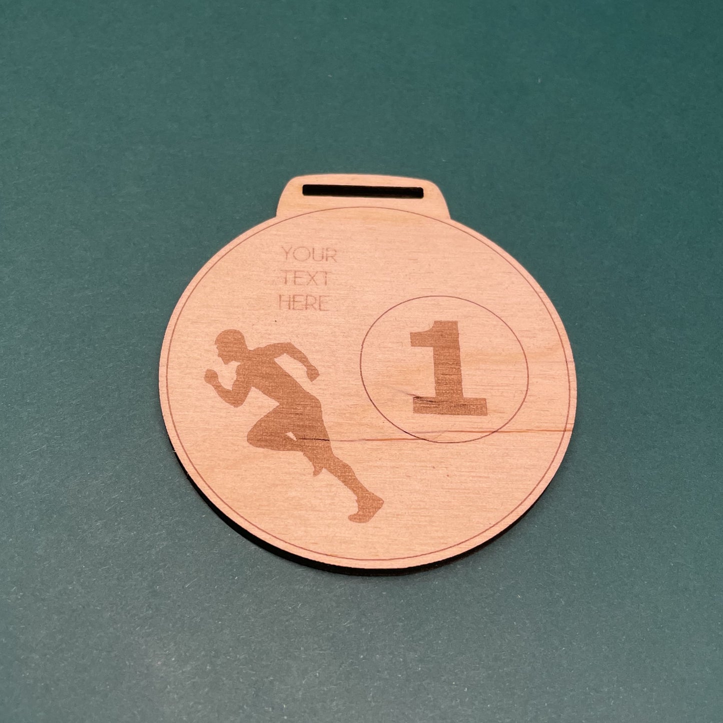 Running Wooden medal set
