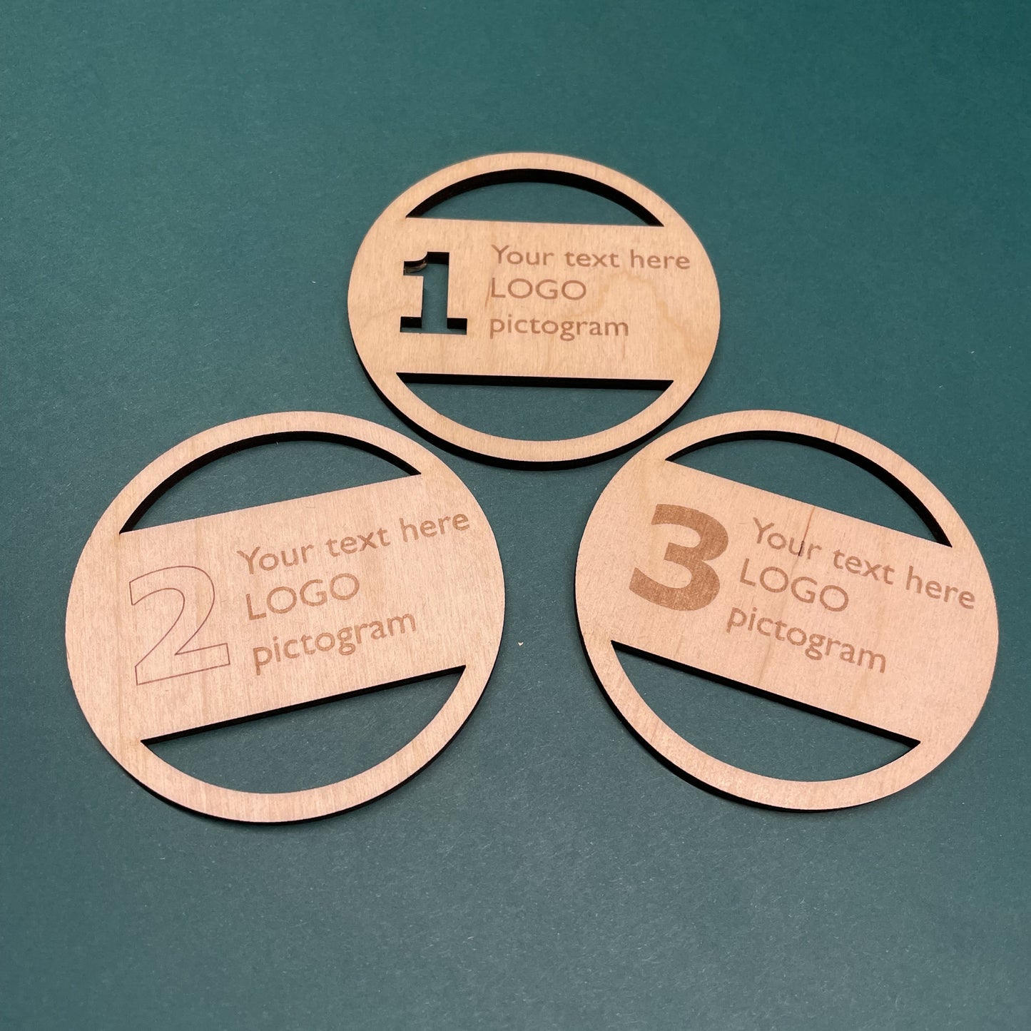 Standart Wooden medal set