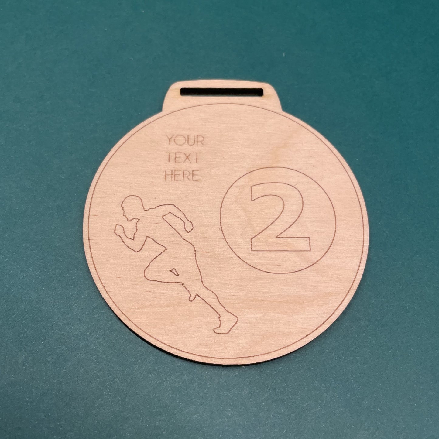 Running Wooden medal set