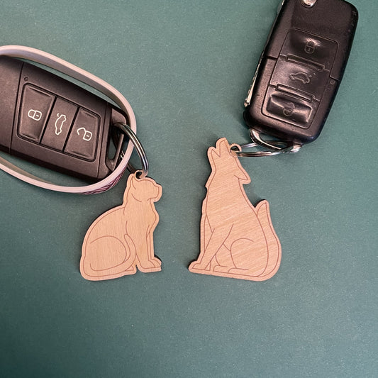 Friendship Keychain Dog and Cat