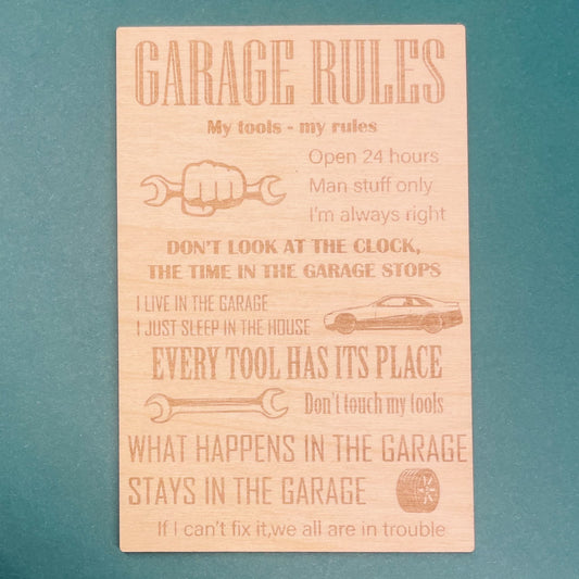 Garage Rules