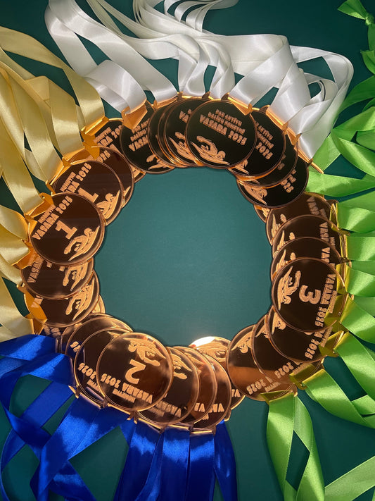 Reflective Medals for “Summer 2025” Camp