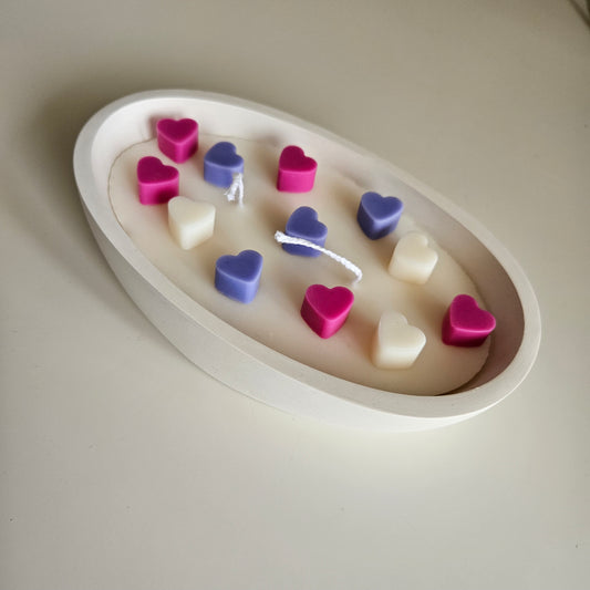 Boat - shaped HEART candle